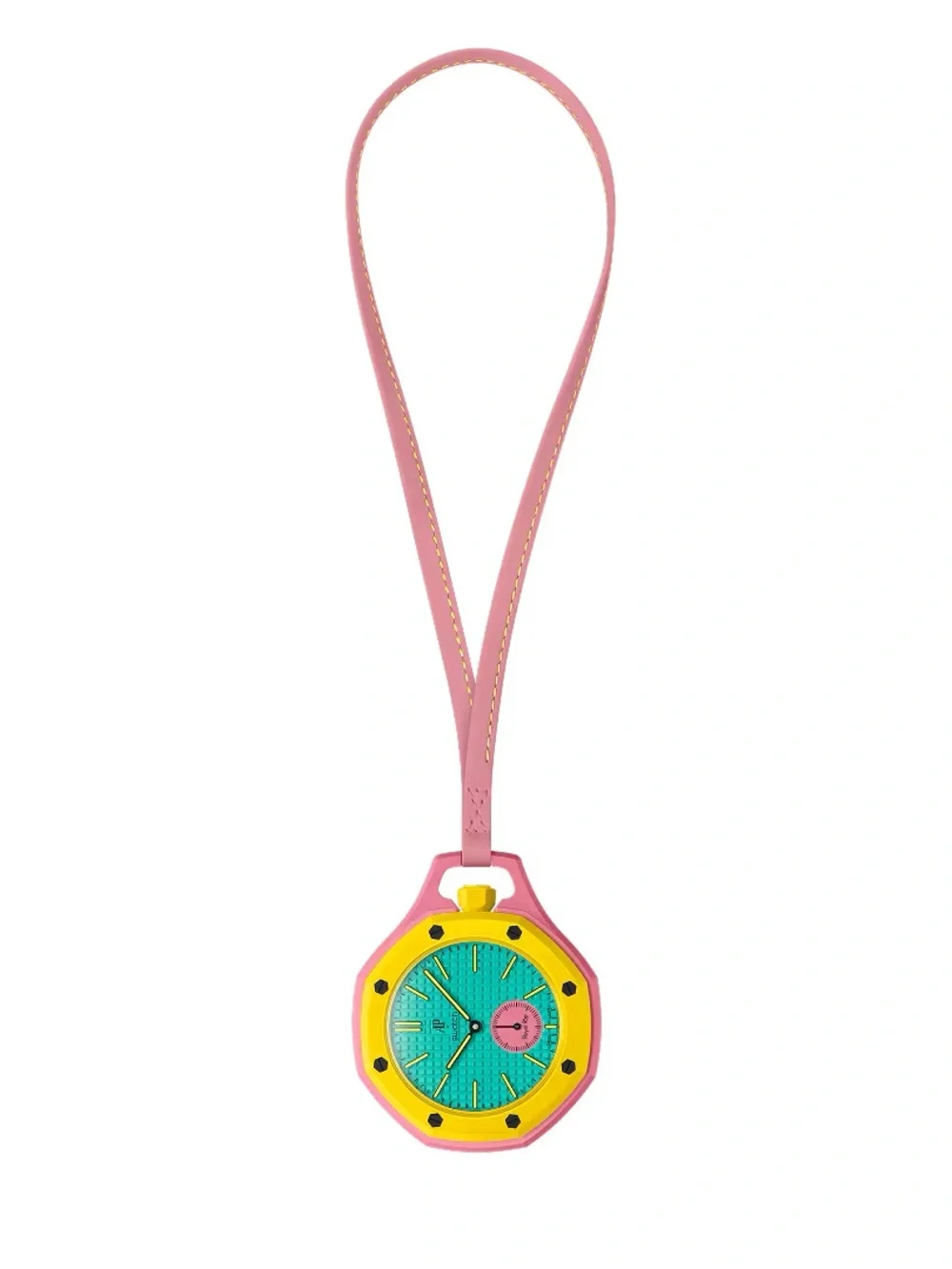Audemars Piguet x Swatch Royal teal pink yellow Pendant Watch OTG ROZ AP